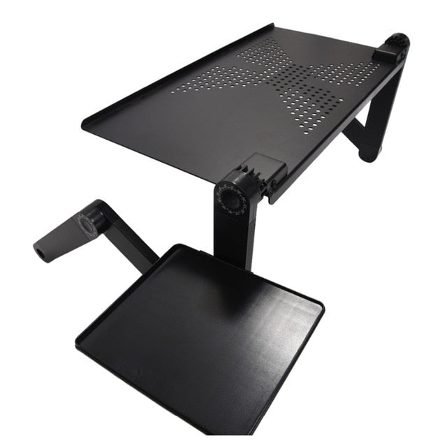 Portable foldable adjustable folding table for Laptop Desk Computer mesa para notebook Stand Tray For Sofa Bed Black - Handy Pandi